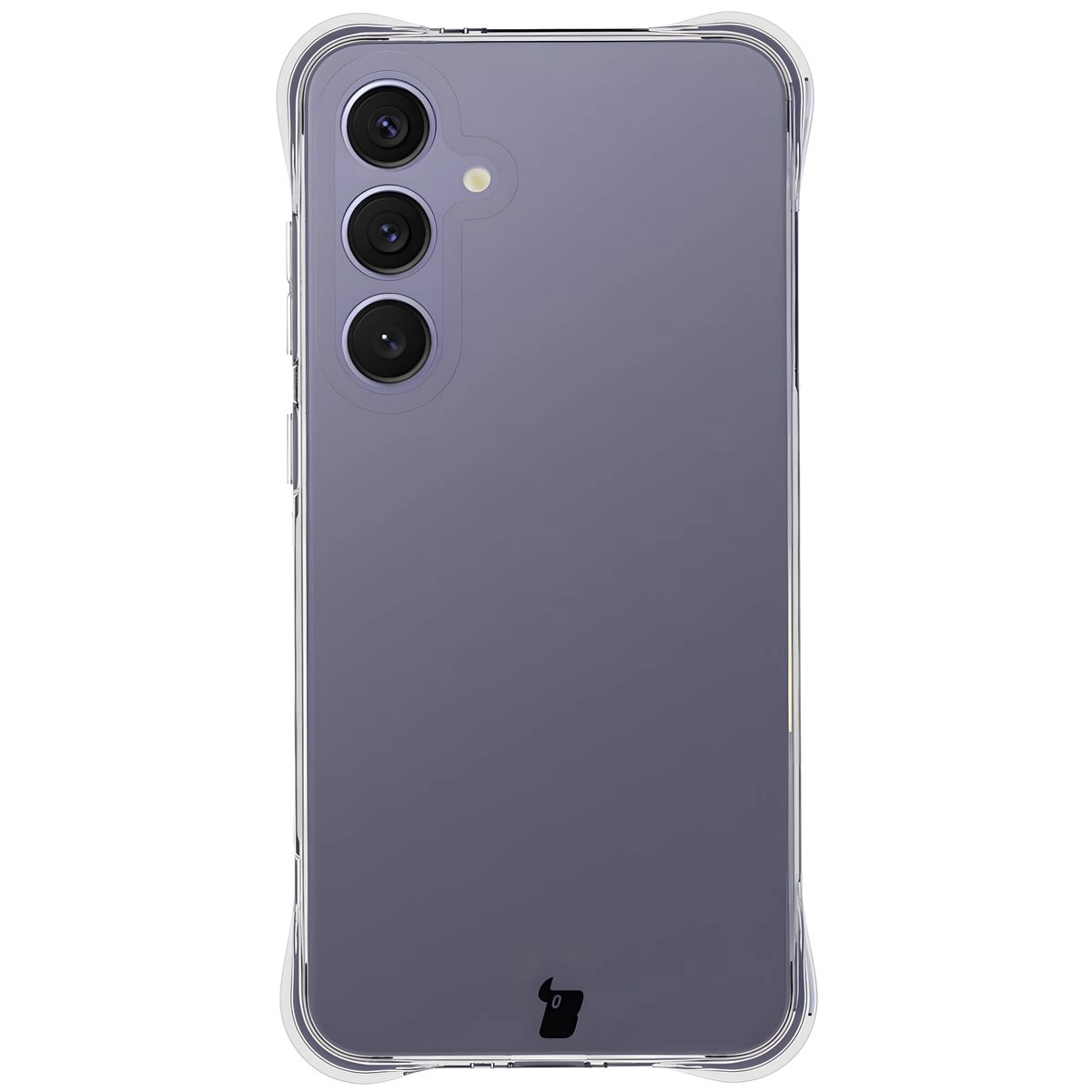 Etui Bizon Elastyczne Salpa do Galaxy S24 FE Przezroczysty