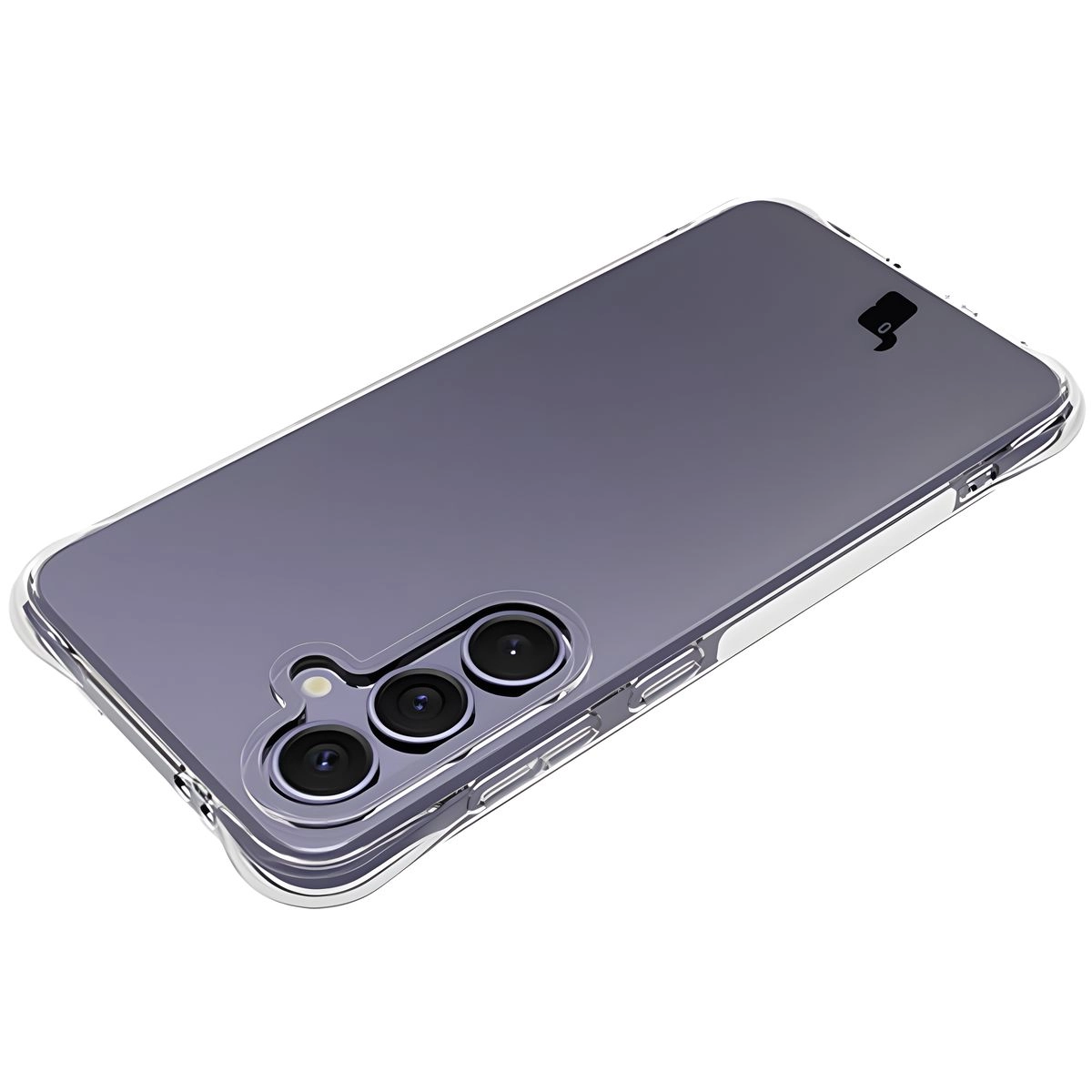 Etui Bizon Elastyczne Salpa do Galaxy S24 FE Przezroczysty