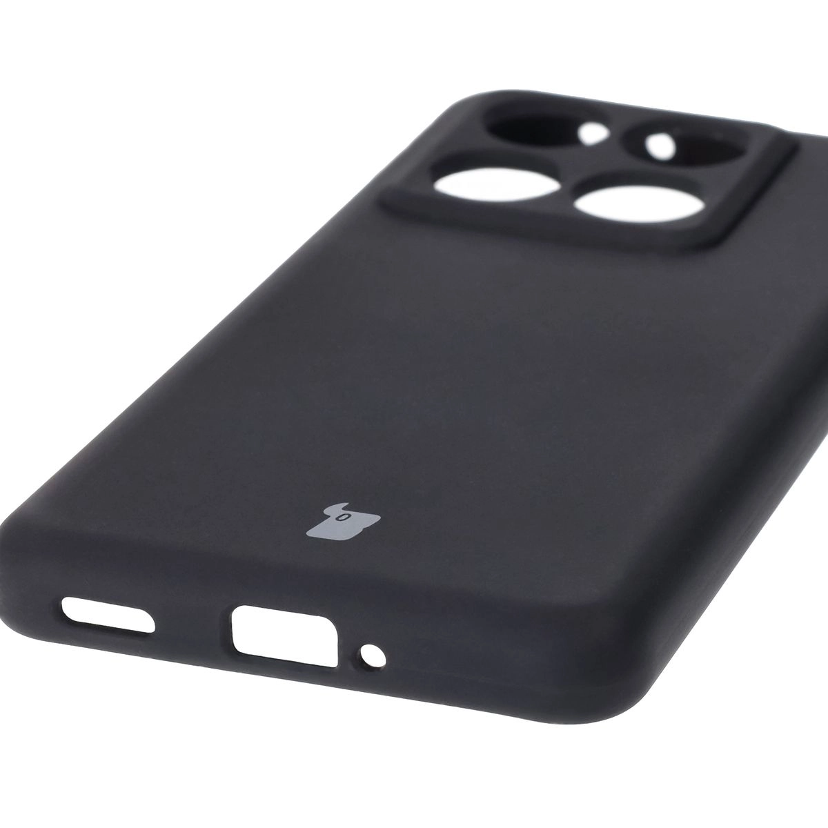 Etui Bizon Silikonowe Soft do Xiaomi 14T Pro Czarny