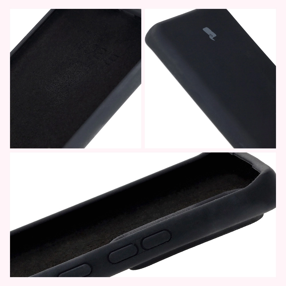 Etui Bizon Silikonowe Soft do Motorola Edge 40 Neo Czarny