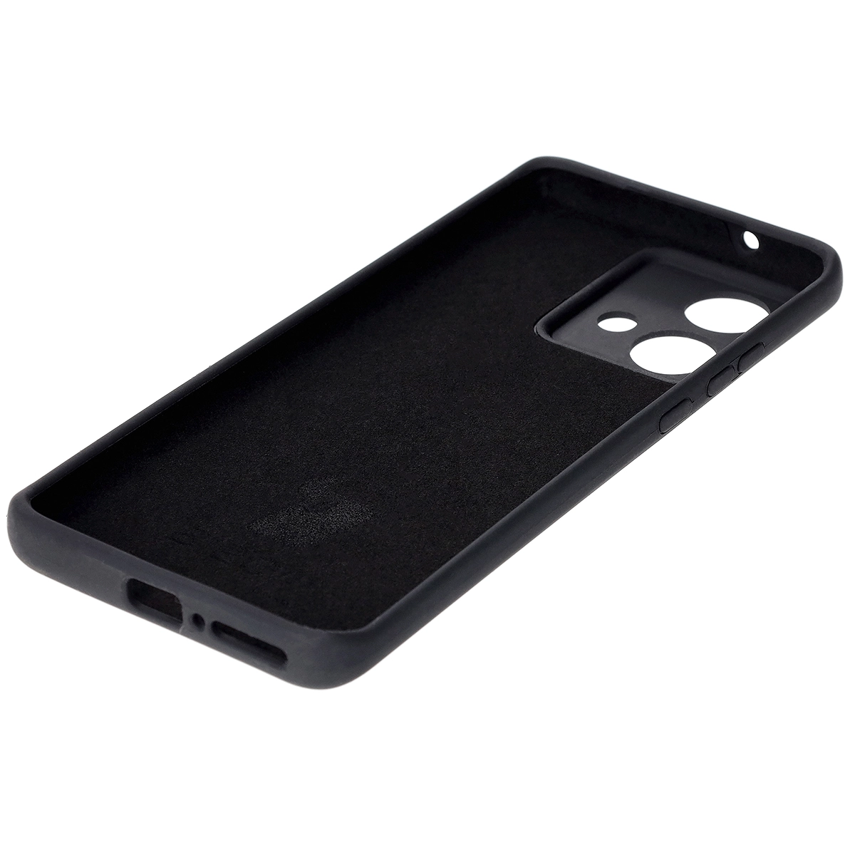 Etui Bizon Silikonowe Soft do Motorola Edge 40 Neo Czarny