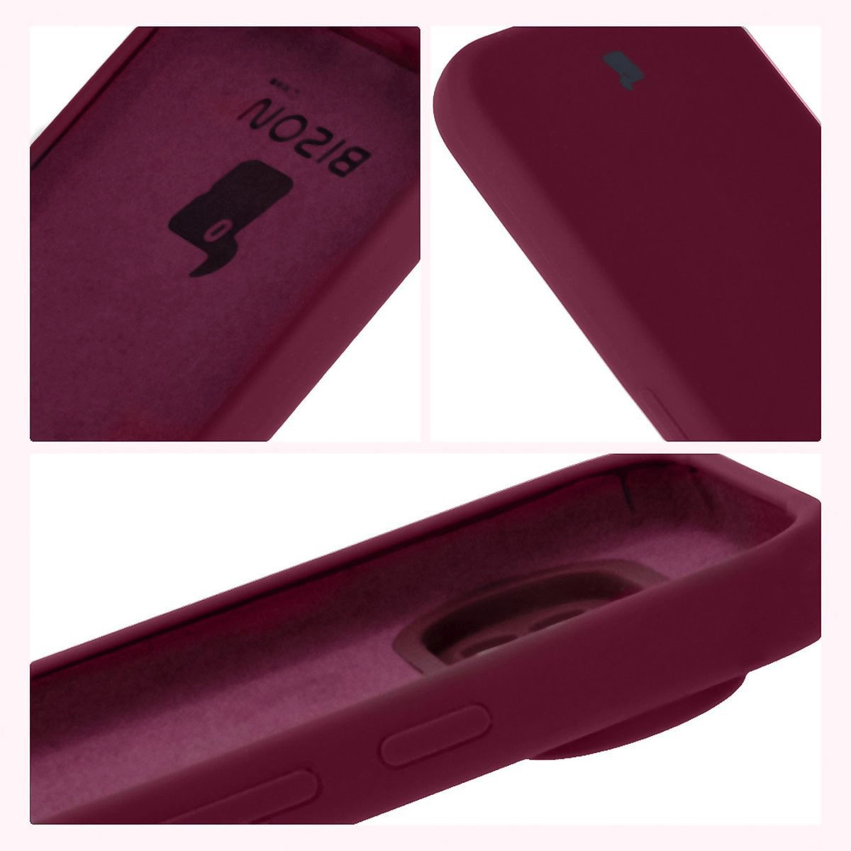 Etui Bizon Silikonowe Soft do Google Pixel 9 Pro Ciemno-fioletowy