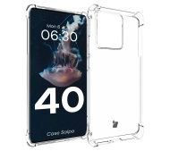 Bizon Elastyczne Salpa do Motorola Edge 40 Przezroczysty