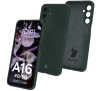 Etui Bizon Silikonowe Soft do Galaxy A16 4G/5G Ciemnozielony