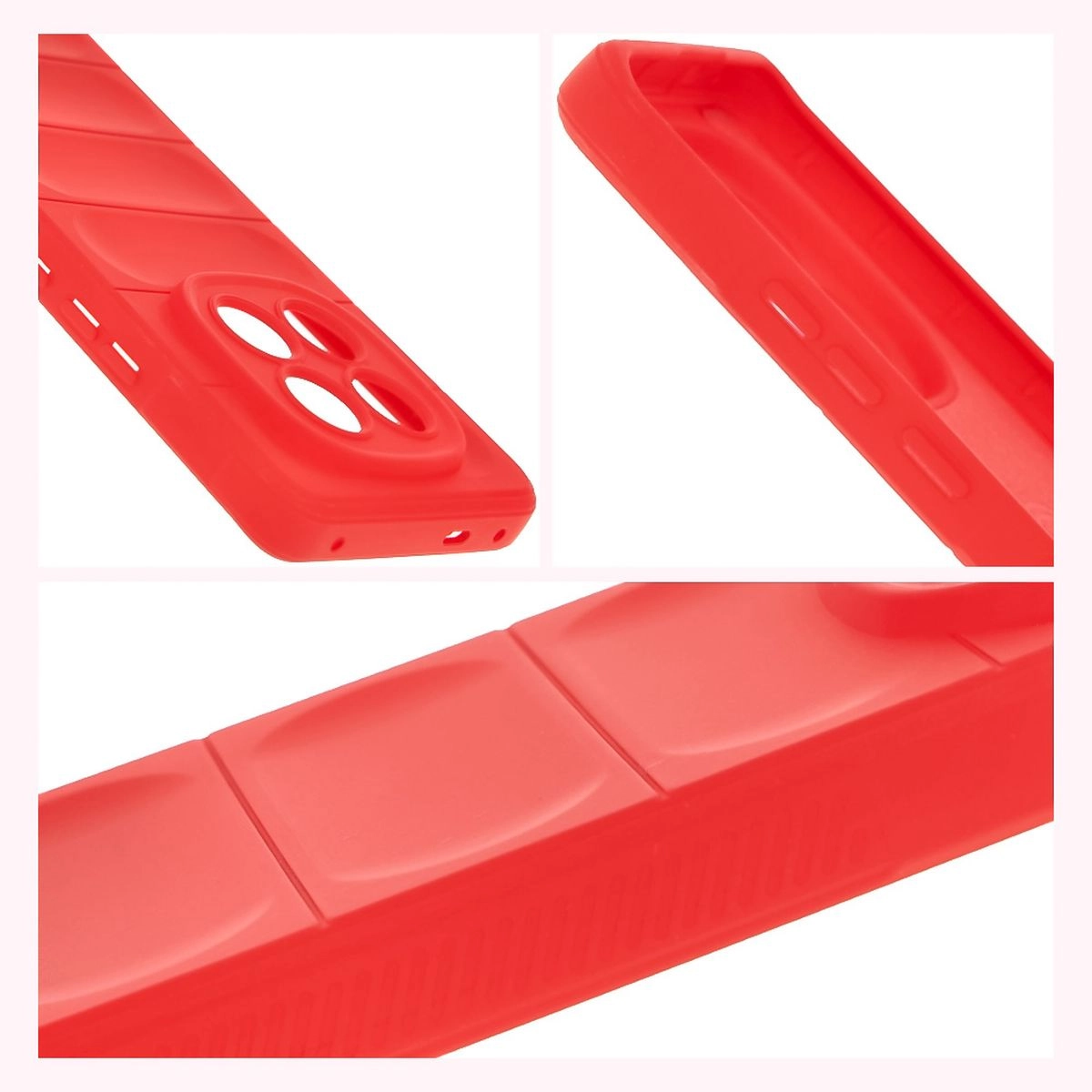 Etui Bizon Tur do Xiaomi Redmi Note 14 Pro Plus 5G Czerwony