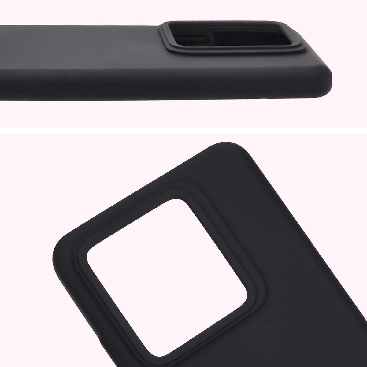 Etui Bizon Silikonowe Soft do Realme GT 7 Pro Czarny