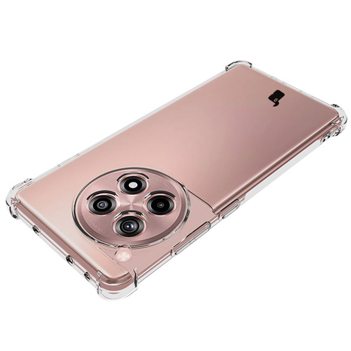 Etui Bizon Elastyczne Salpa do OnePlus 12R Przezroczysty