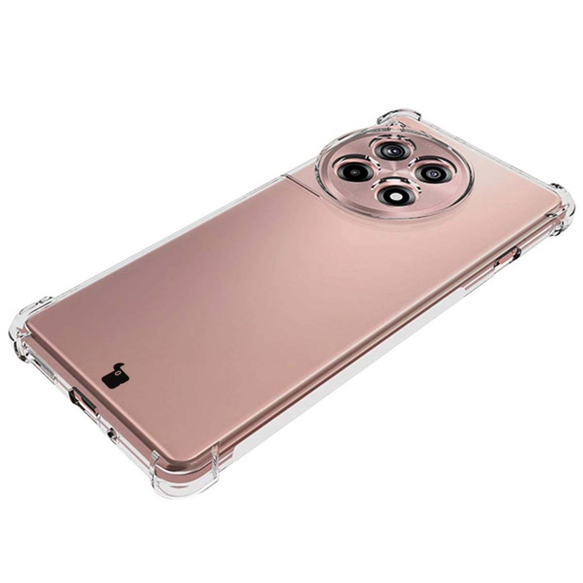Etui Bizon Elastyczne Salpa do OnePlus 12R Przezroczysty
