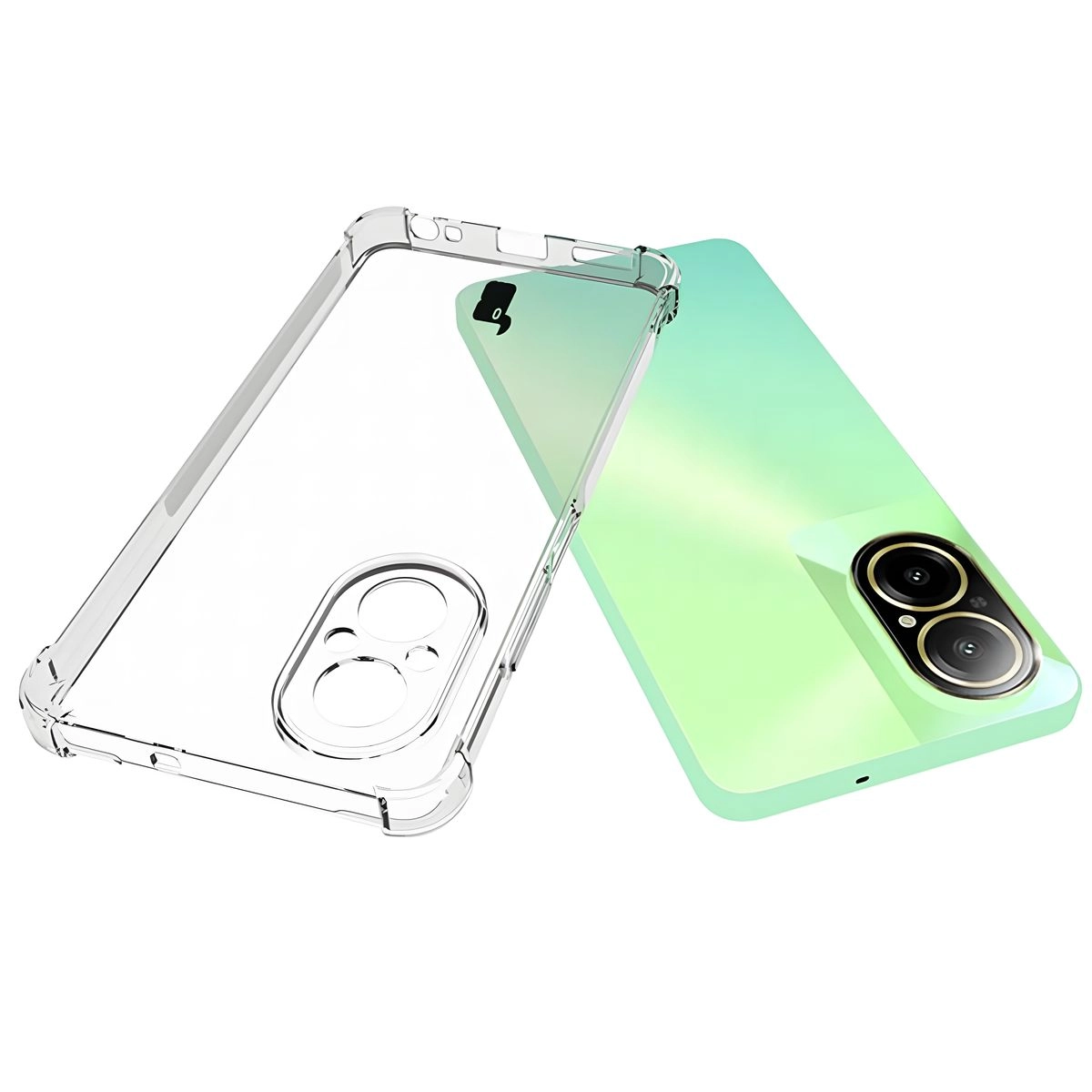 Etui Bizon Elastyczne Salpa do Realme C67 4G Przezroczysty