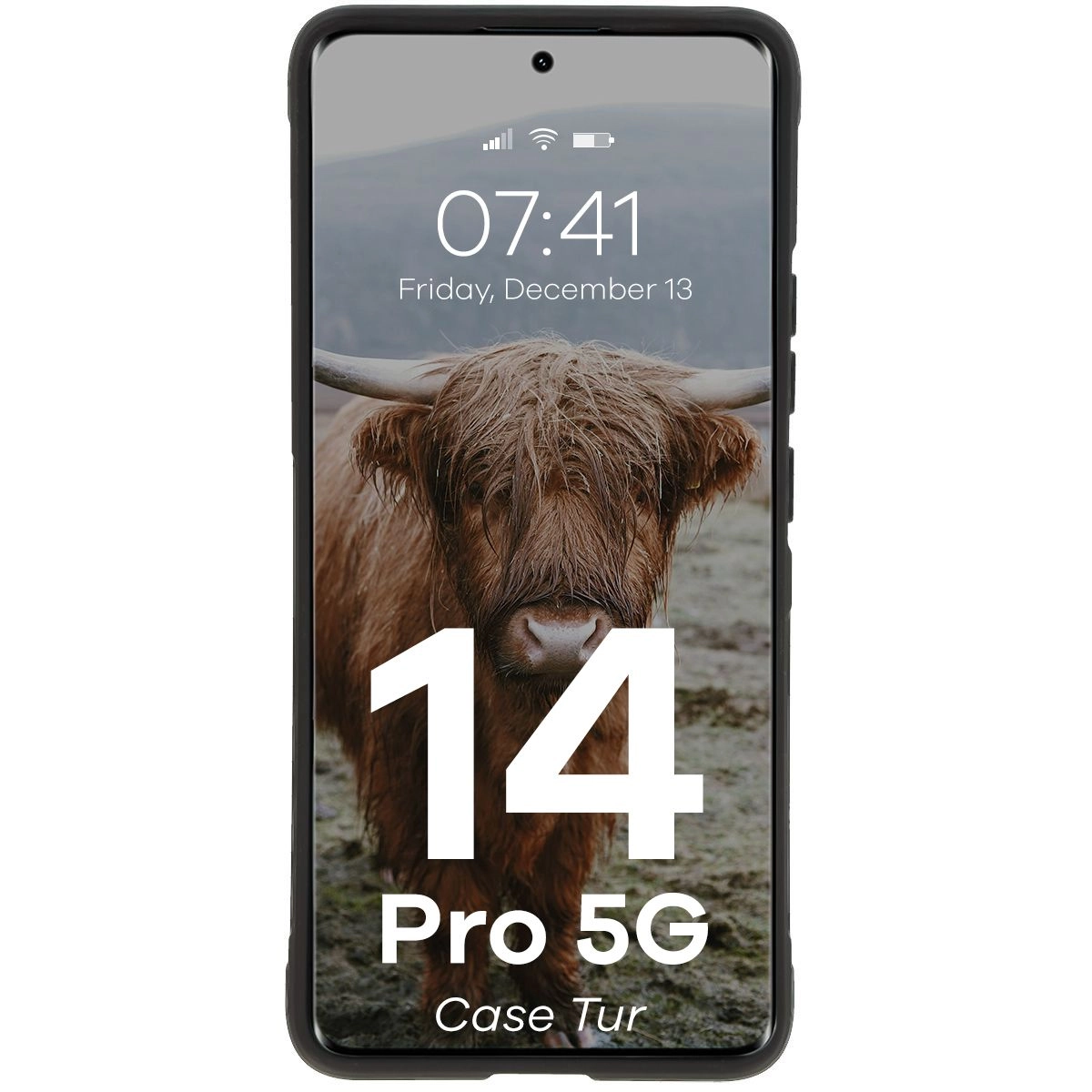 Etui Bizon Tur do Xiaomi Redmi Note 14 Pro 5G / Poco X7 Czarny