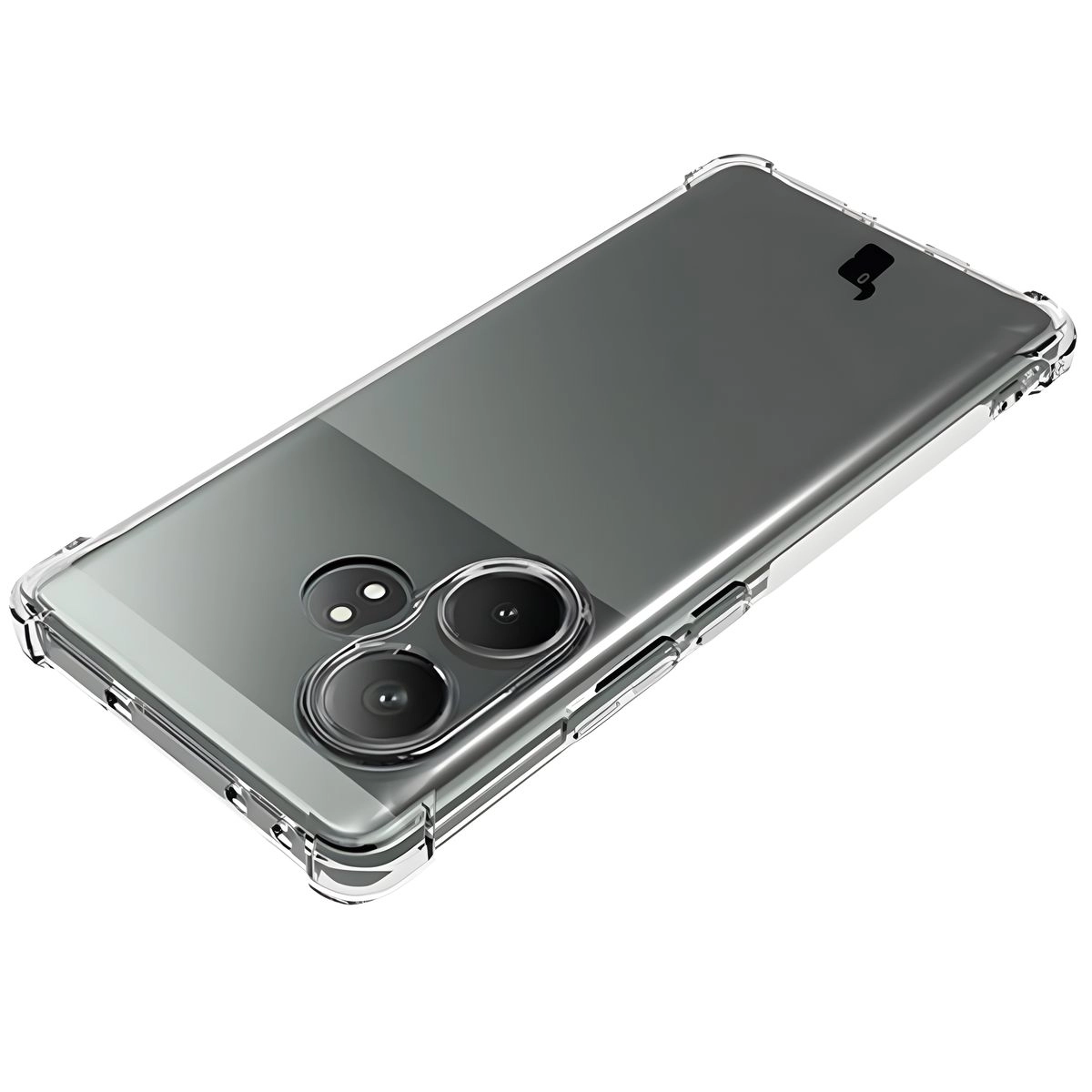 Etui Bizon Elastyczne Salpa do Realme GT 6 / GT 6T / GT Neo 6 / GT Neo 6 SE Przezroczysty