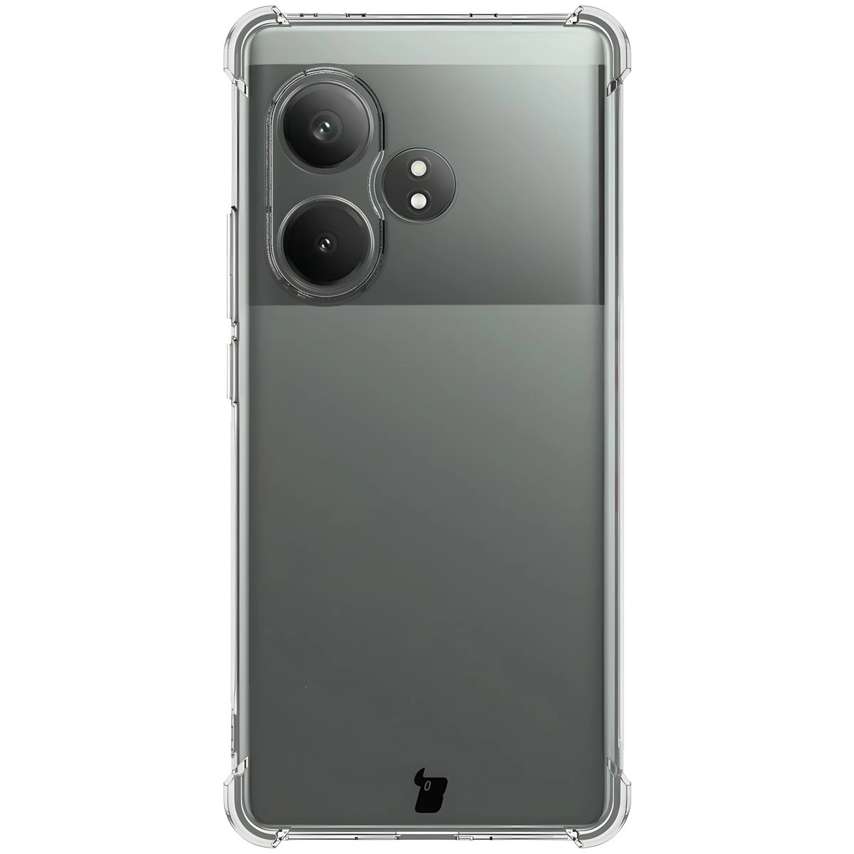 Etui Bizon Elastyczne Salpa do Realme GT 6 / GT 6T / GT Neo 6 / GT Neo 6 SE Przezroczysty