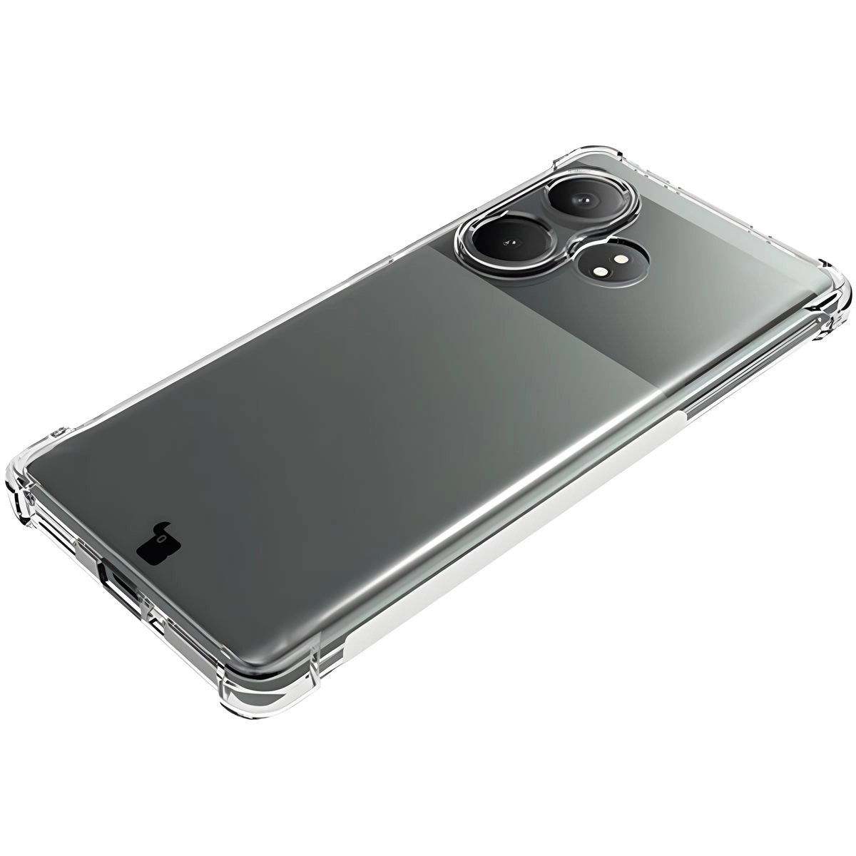 Etui Bizon Elastyczne Salpa do Realme GT 6 / GT 6T / GT Neo 6 / GT Neo 6 SE Przezroczysty