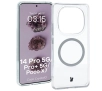 Etui Bizon CrystalO z MagSafe do Xiaomi Redmi Note 14 Pro 5G / 14 Pro+ 5G / Poco X7 Przezroczyste