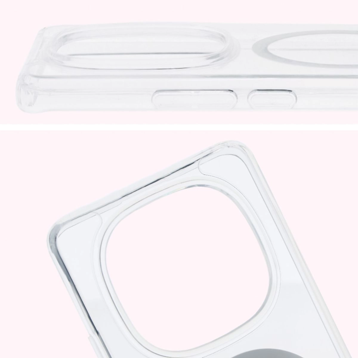Etui Bizon CrystalO z MagSafe do Xiaomi Redmi Note 14 Pro 5G / 14 Pro+ 5G / Poco X7 Przezroczyste