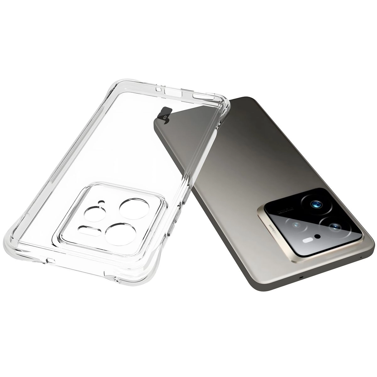 Etui Bizon Elastyczne Salpa do Realme GT 7 Pro Przezroczysty