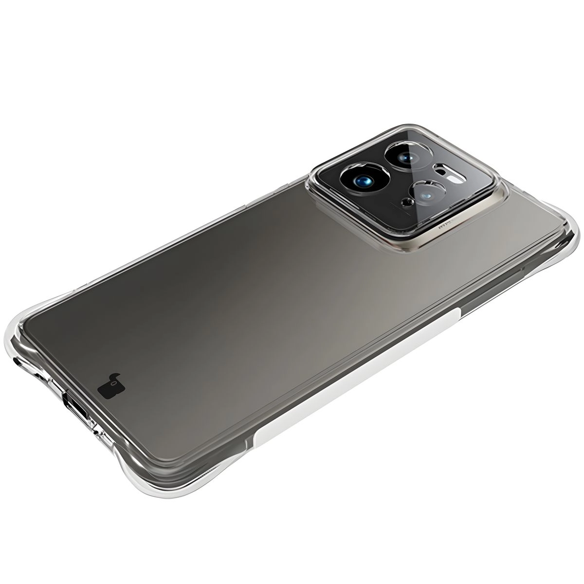 Etui Bizon Elastyczne Salpa do Realme GT 7 Pro Przezroczysty