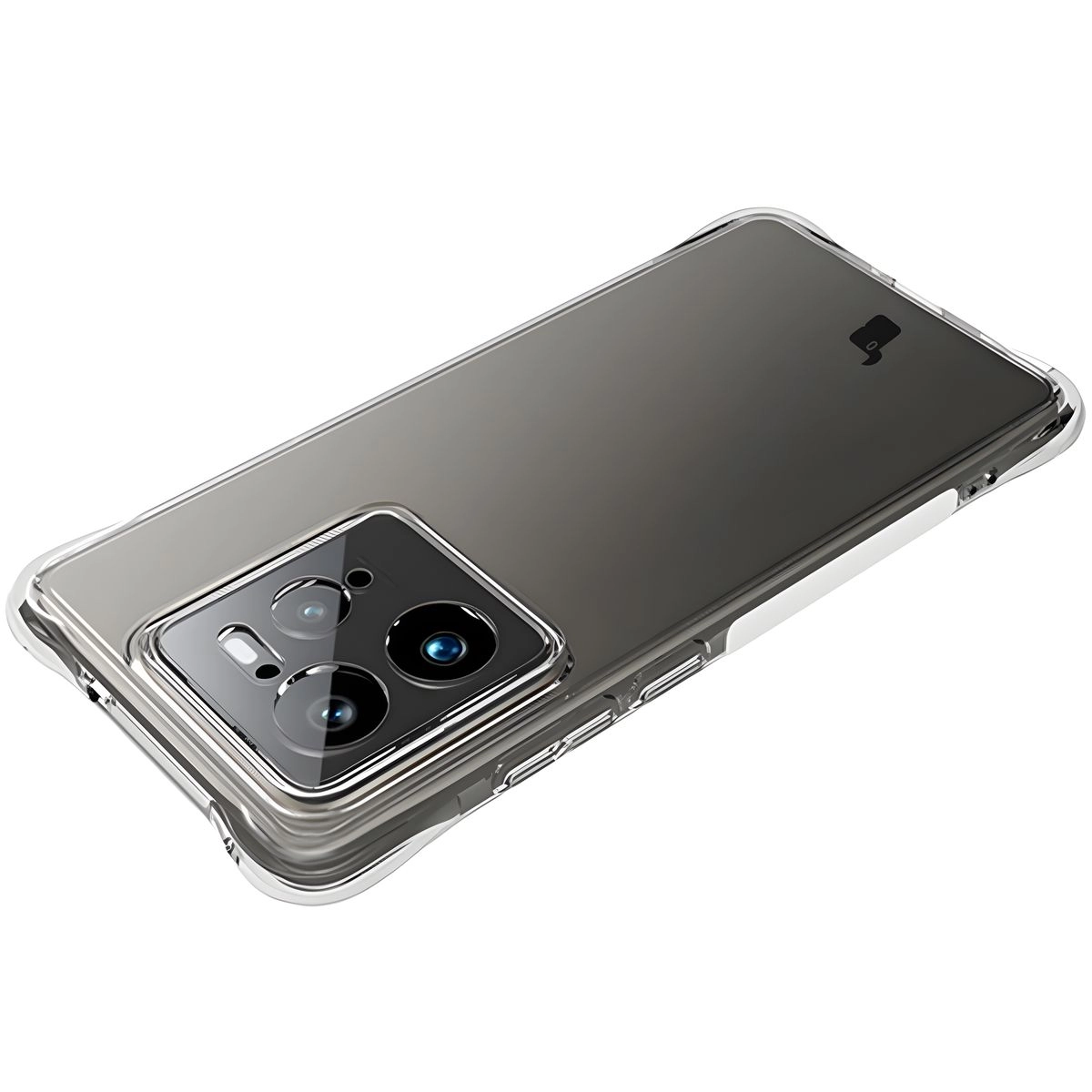 Etui Bizon Elastyczne Salpa do Realme GT 7 Pro Przezroczysty