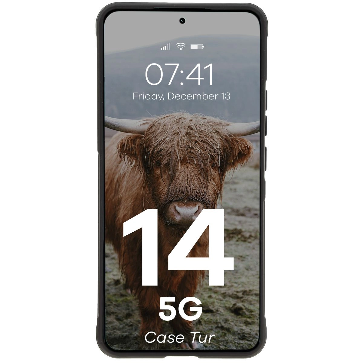 Etui Bizon Tur do Xiaomi Redmi Note 14 5G Czarny