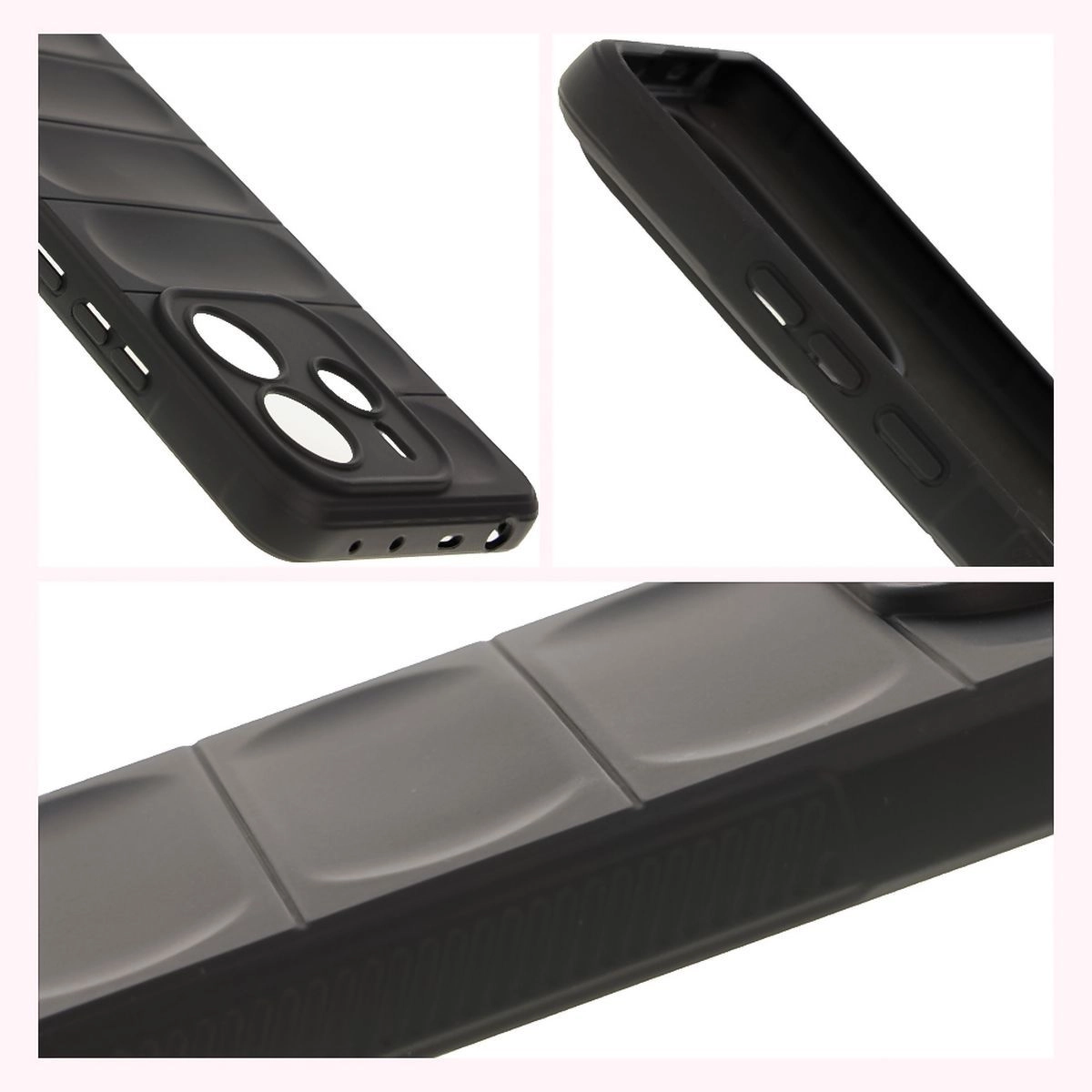 Etui Bizon Tur do Xiaomi Redmi Note 14 5G Czarny
