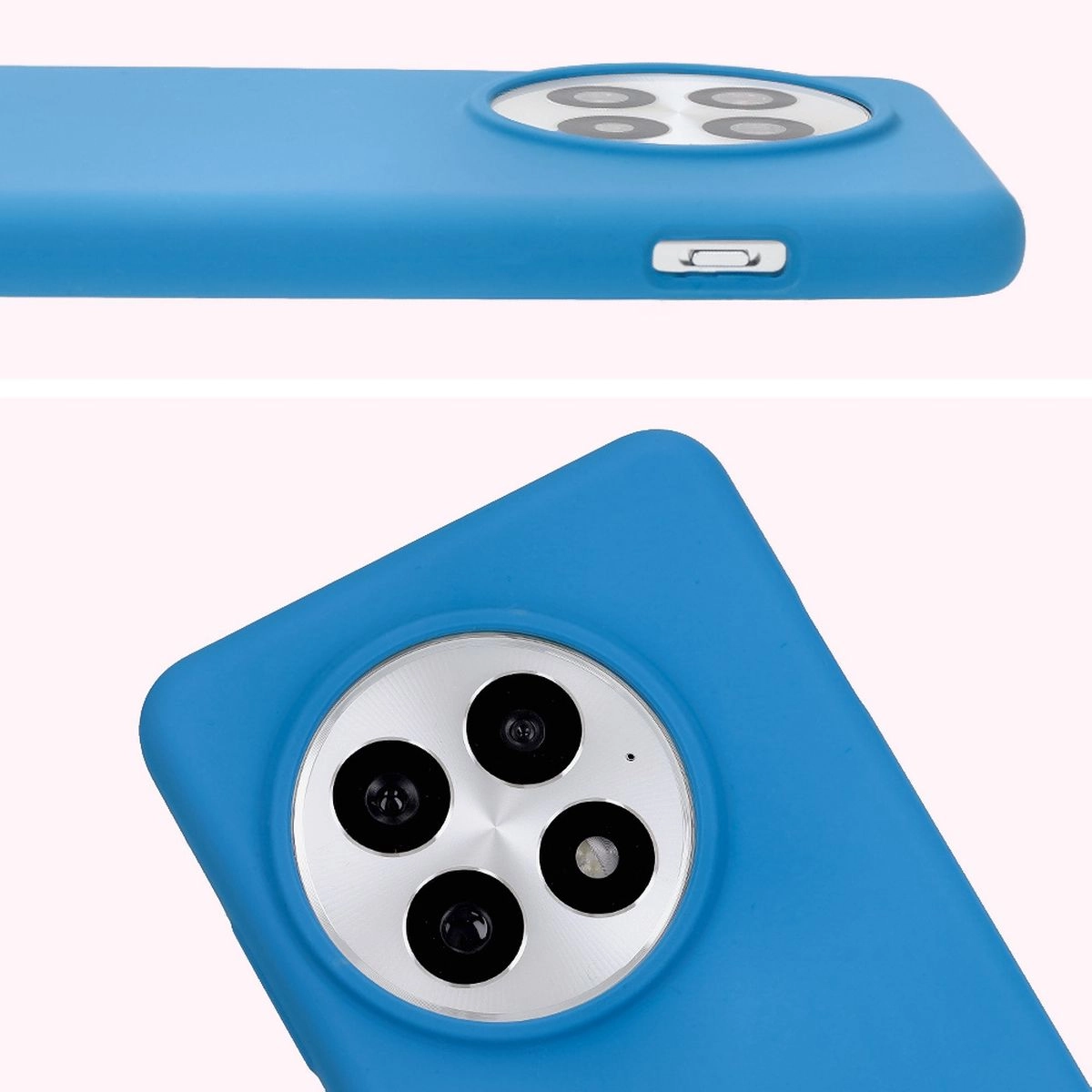 Etui Bizon Silikonowe Soft do OnePlus 13 Niebieski