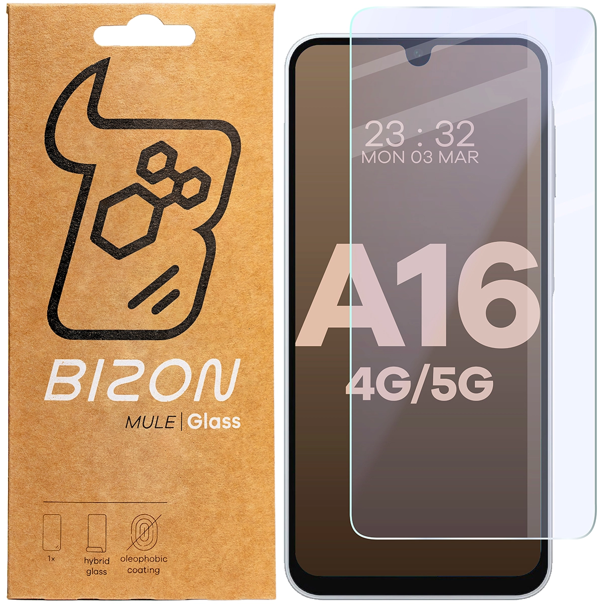 Szkło hybrydowe Bizon elastyczne Mule do Samsung Galaxy A16 4G/5G