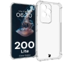 Etui Bizon Elastyczne Salpa do Honor 200 Lite Przezroczysty