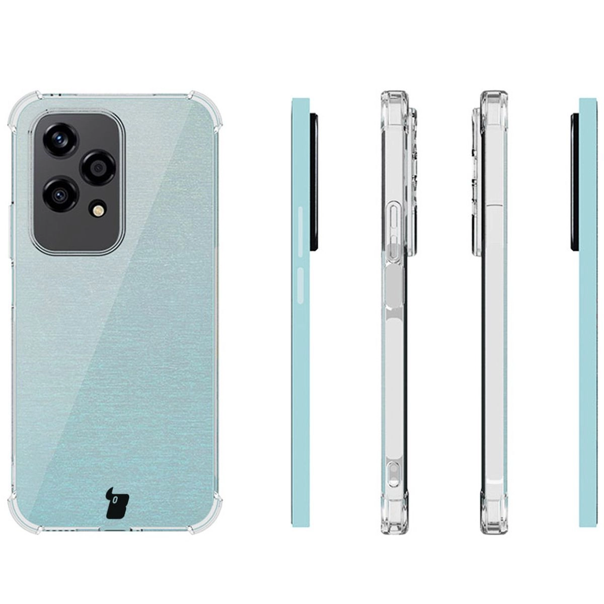 Etui Bizon Elastyczne Salpa do Honor 200 Lite Przezroczysty
