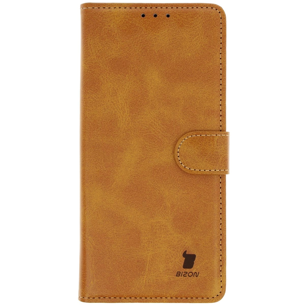 Etui Bizon z klapką Pocket do Galaxy S25 Ultra Brązowy