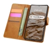 Etui Bizon z klapką Pocket do Galaxy S25 Ultra Brązowy