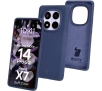 Etui Bizon Silikonowe Soft do Xiaomi Redmi Note 14 Pro 5G/Poco X7 Ciemno-niebieski
