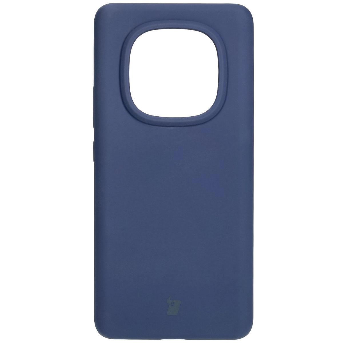 Etui Bizon Silikonowe Soft do Xiaomi Redmi Note 14 Pro 5G/Poco X7 Ciemno-niebieski