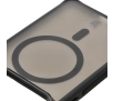 Etui Bizon Eclipse z MagSafe i podstawką do Xiaomi 14T Pro Przydymione z czarną ramką