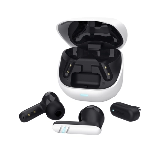 Słuchawki bezprzewodowe z mikrofonem Trust GXT 409 Oxxie Wireless Dokanałowe Biały