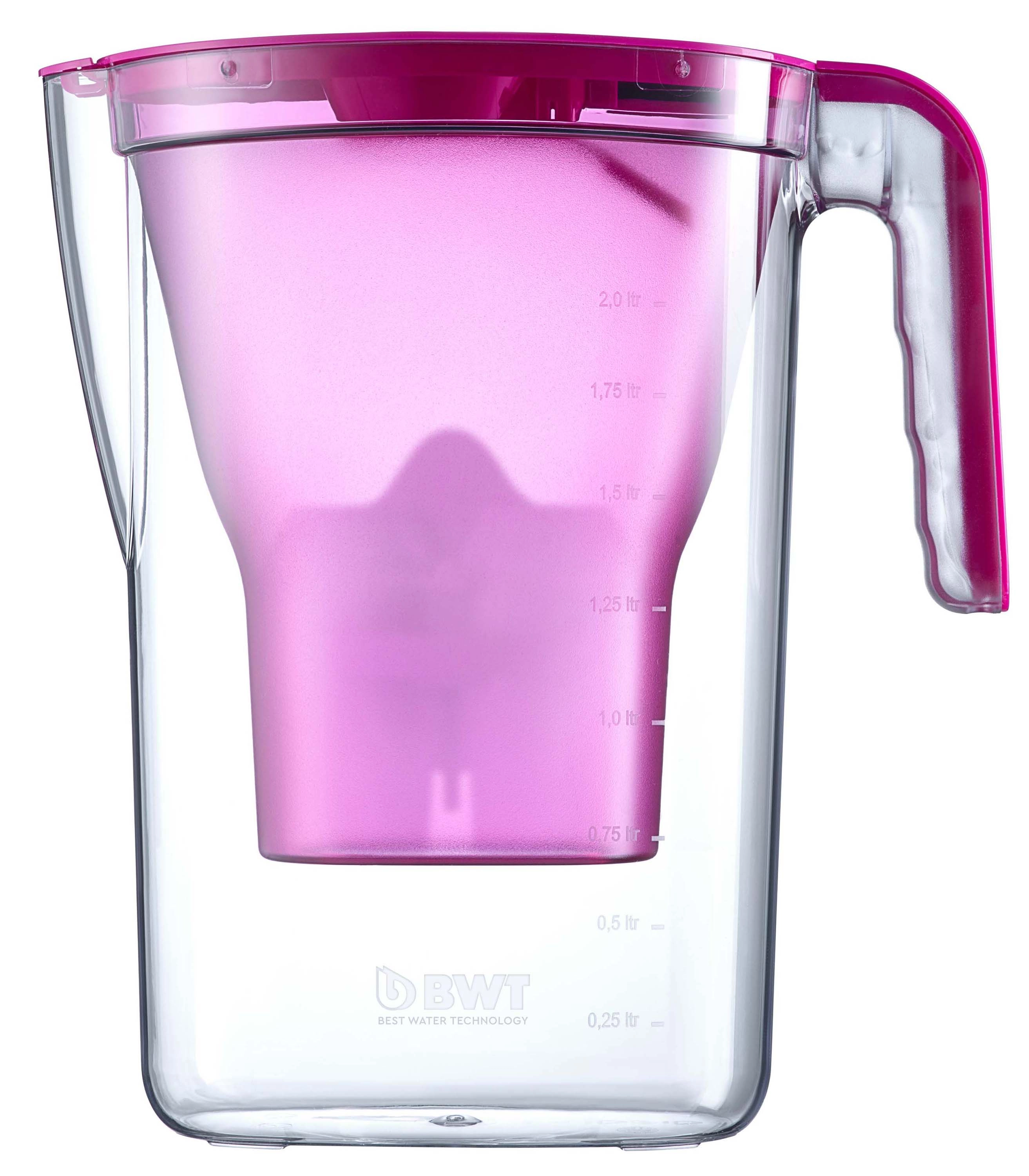 Dzbanek filtrujący BWT Vida 2,6l 1 wkład Różowy