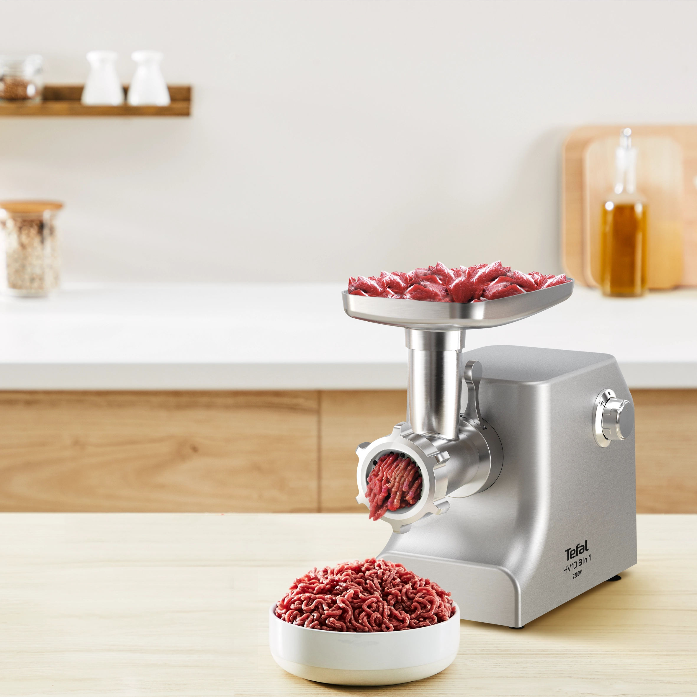 Maszynka do mięsa Tefal HV10 NE858D 2200W 3 sitka Szatkownica