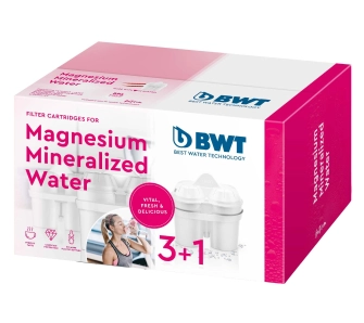 Wkład filtrujący BWT Mineralizowana Magnezem miękka woda 4szt.