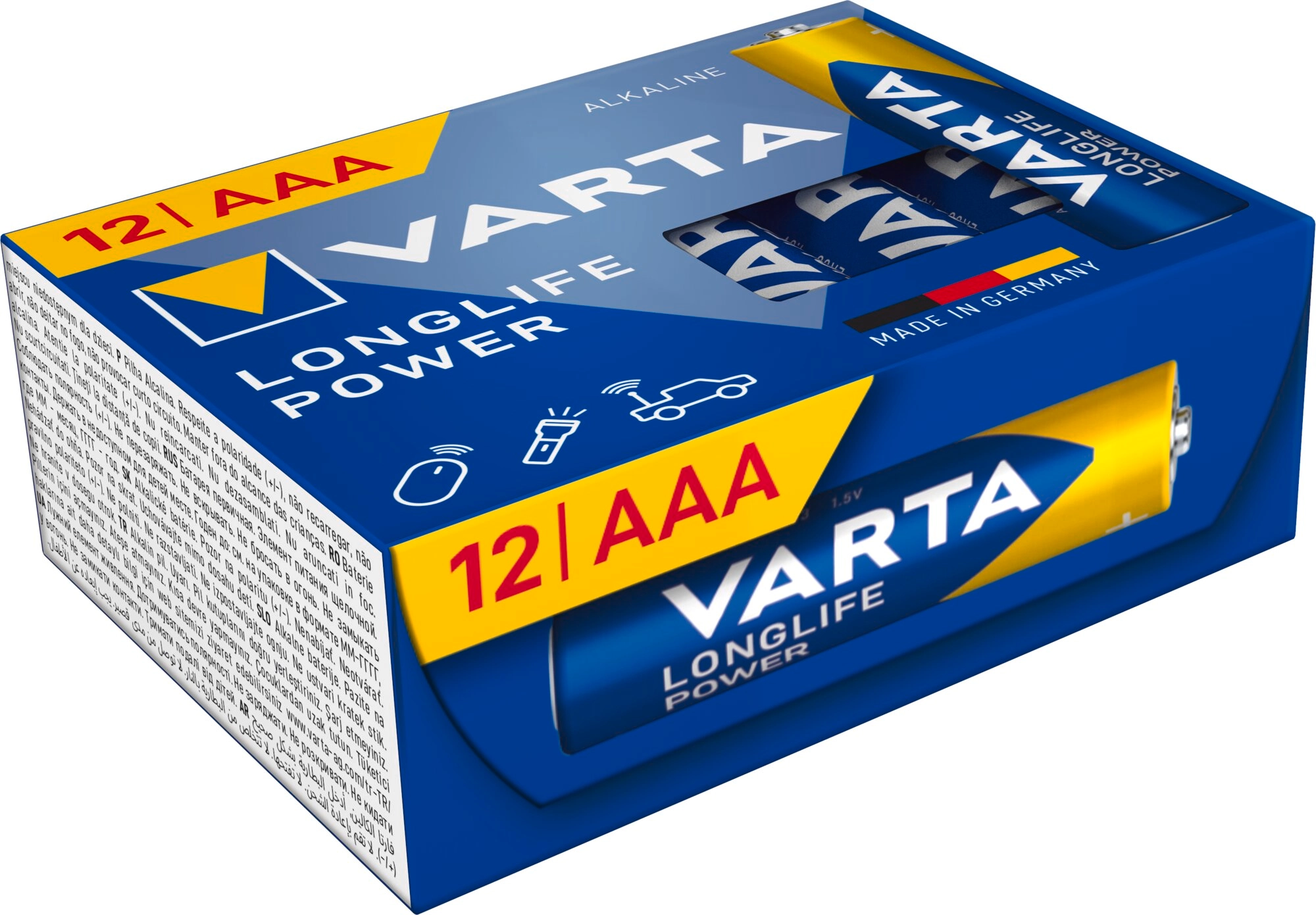 Baterie VARTA AAA Longlife Power 12szt.