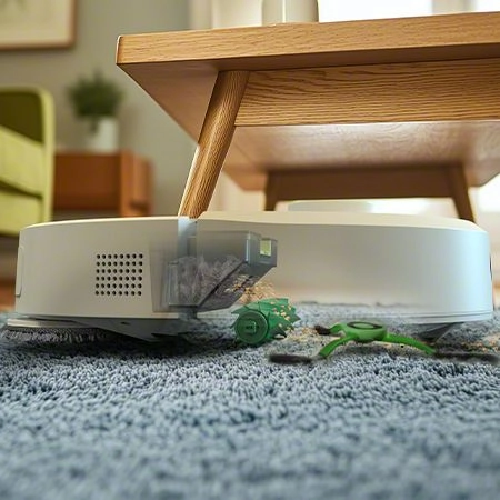 Robot sprzątający iRobot Roomba Plus 405 Combo Funkcja mopowania Stacja oczyszczająca Tworzenie mapy pomieszczenia 68dB Biały