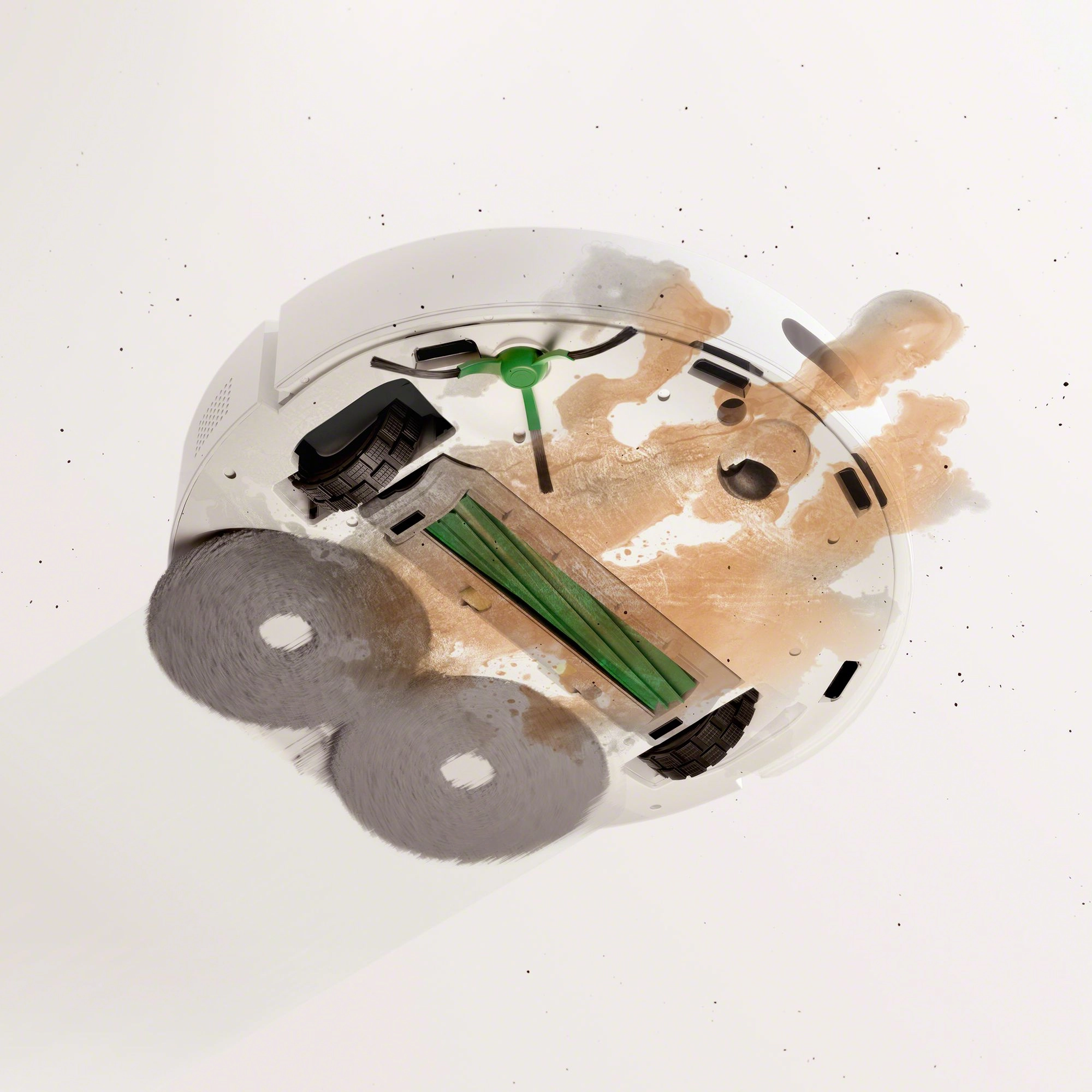 Robot sprzątający iRobot Roomba Plus 405 Combo Funkcja mopowania Stacja oczyszczająca Tworzenie mapy pomieszczenia 68dB Biały