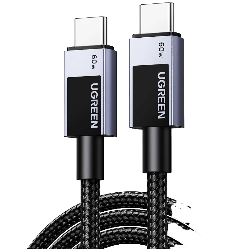 Kabel UGREEN USB-C 2.0 do USB-C 2.0 L524 PD 60W 3m Szary