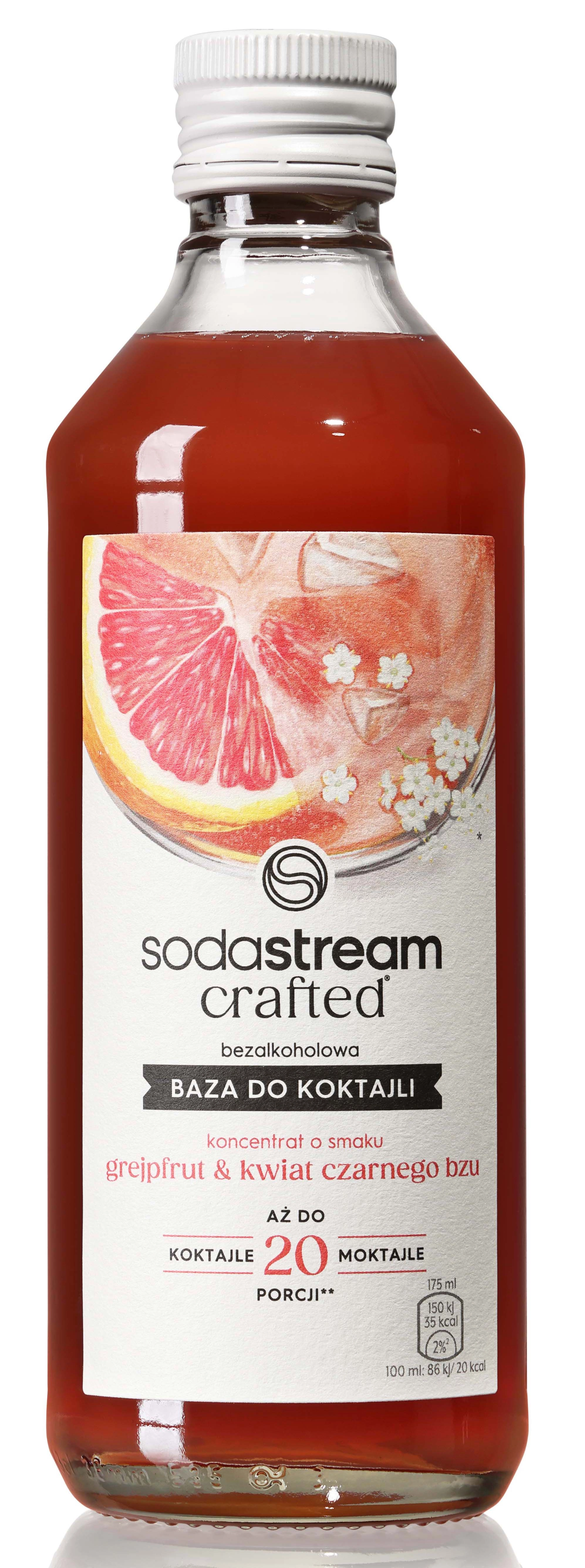 Syrop Sodastream Crafted Grejpfrut & Kwiat Czarnego Bzu