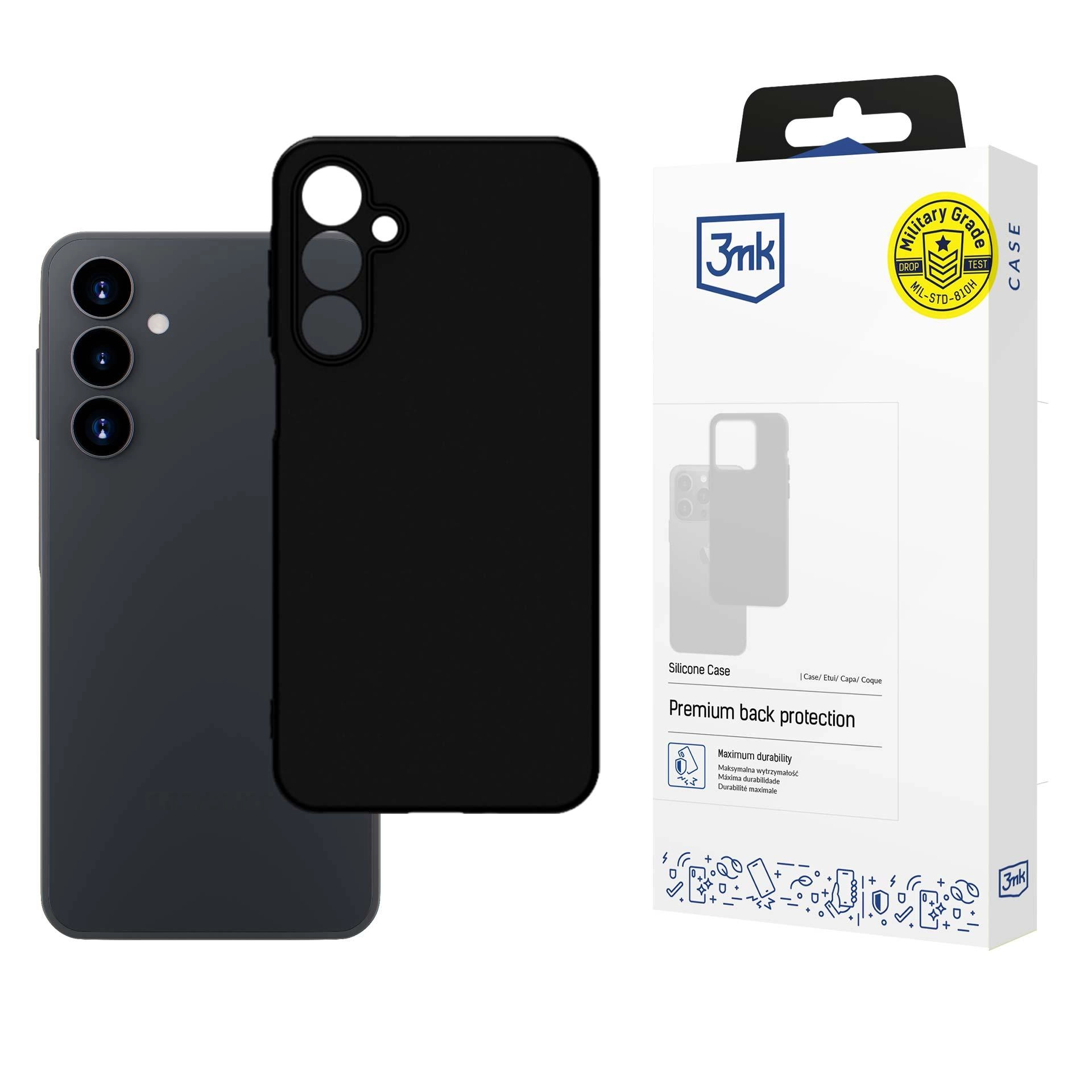 Etui 3mk Silicone Case do Samsung Galaxy A16 Czarny