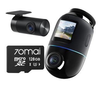 Wideorejestrator 70MAI X800 4K Dual Set + karta pamięci 128GB