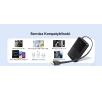 Powerbank Baseus Bipow 2 Pro 20000mAh 22.5W Cyfrowy wyświetlacz, Wbudowany kabel USB-C Czarny