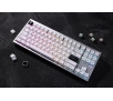 Klawiatura mechaniczna MCHOSE GX87 Ultra Vintage White Srebrny