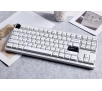 Klawiatura mechaniczna MCHOSE GX87 Ultra Vintage White Srebrny