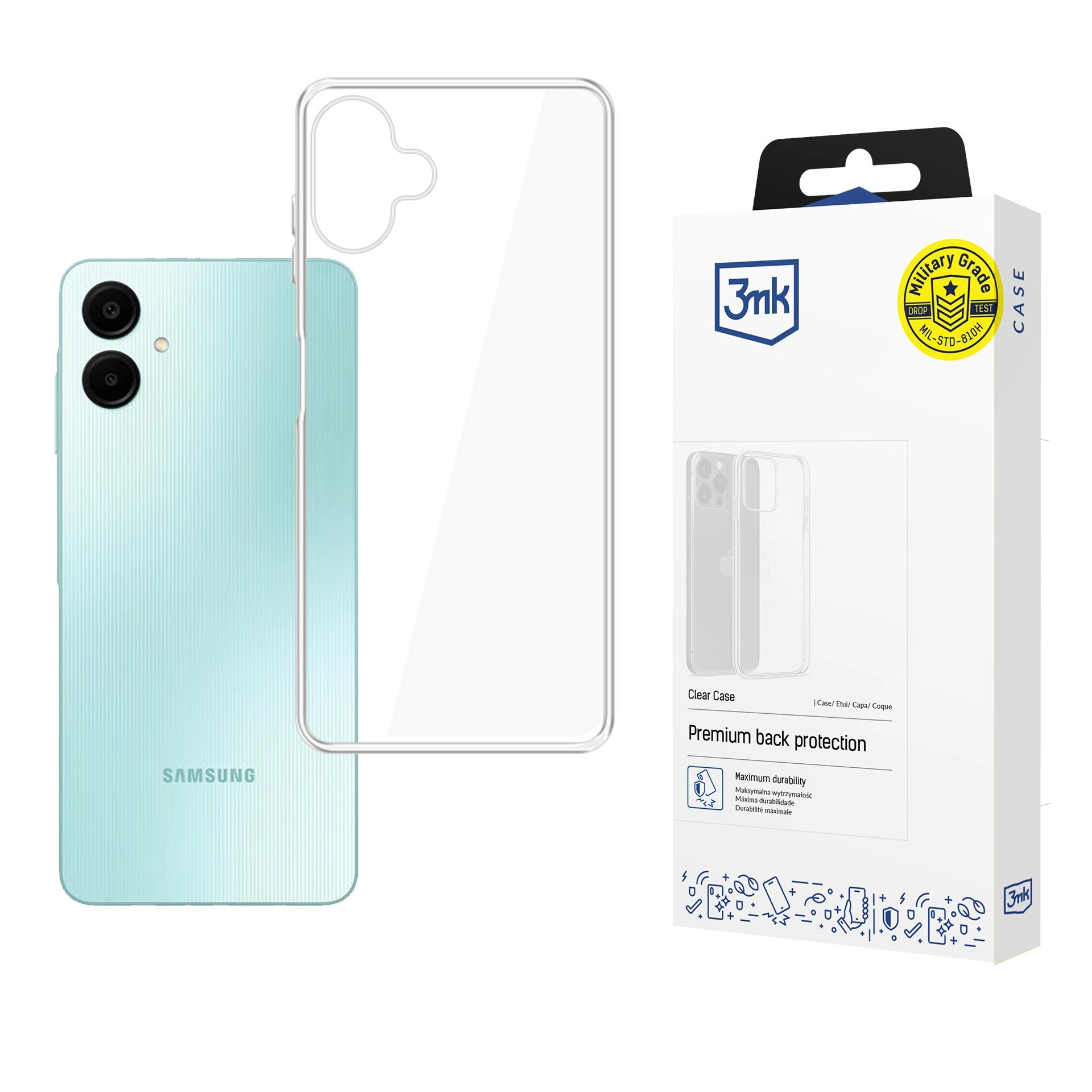 Etui 3mk Clear Case do Galaxy A06 Przezroczysty