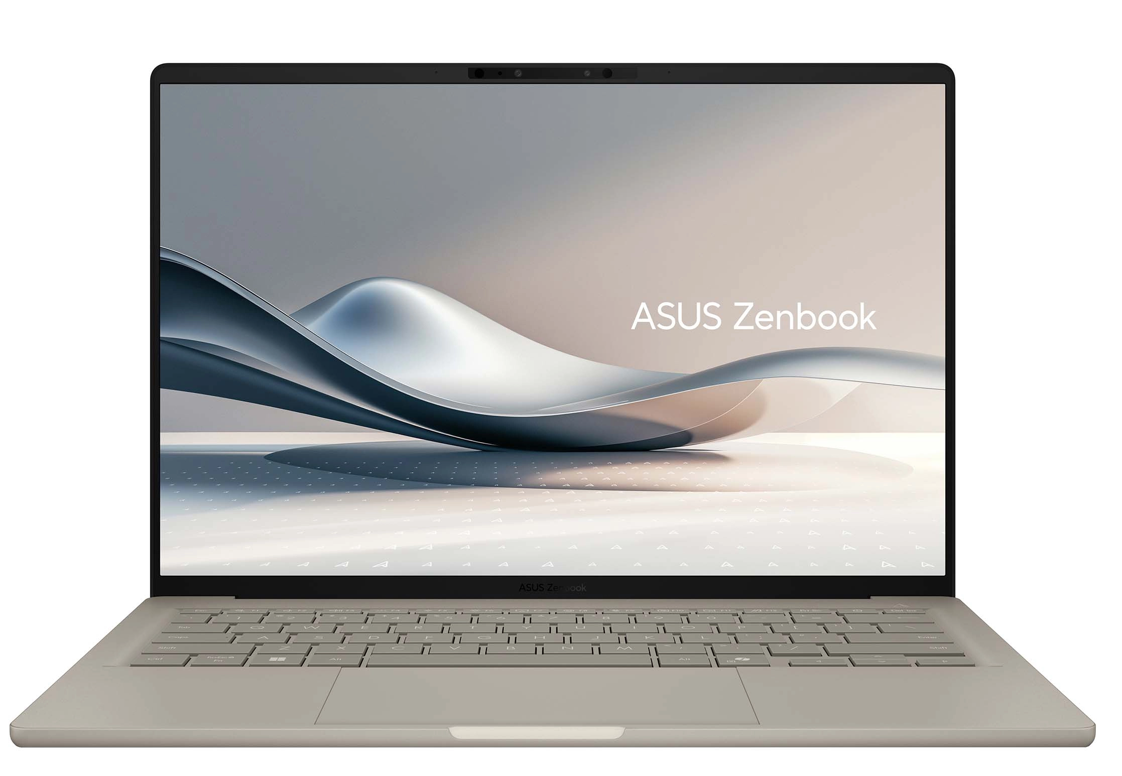 Laptop ASUS Zenbook A14 UX3407QA-QD307W OLED 14" Snapdragon X X1-26 -100 32GB RAM 512GB Dysk SSD Win11 Beżowy Funkcje AI
