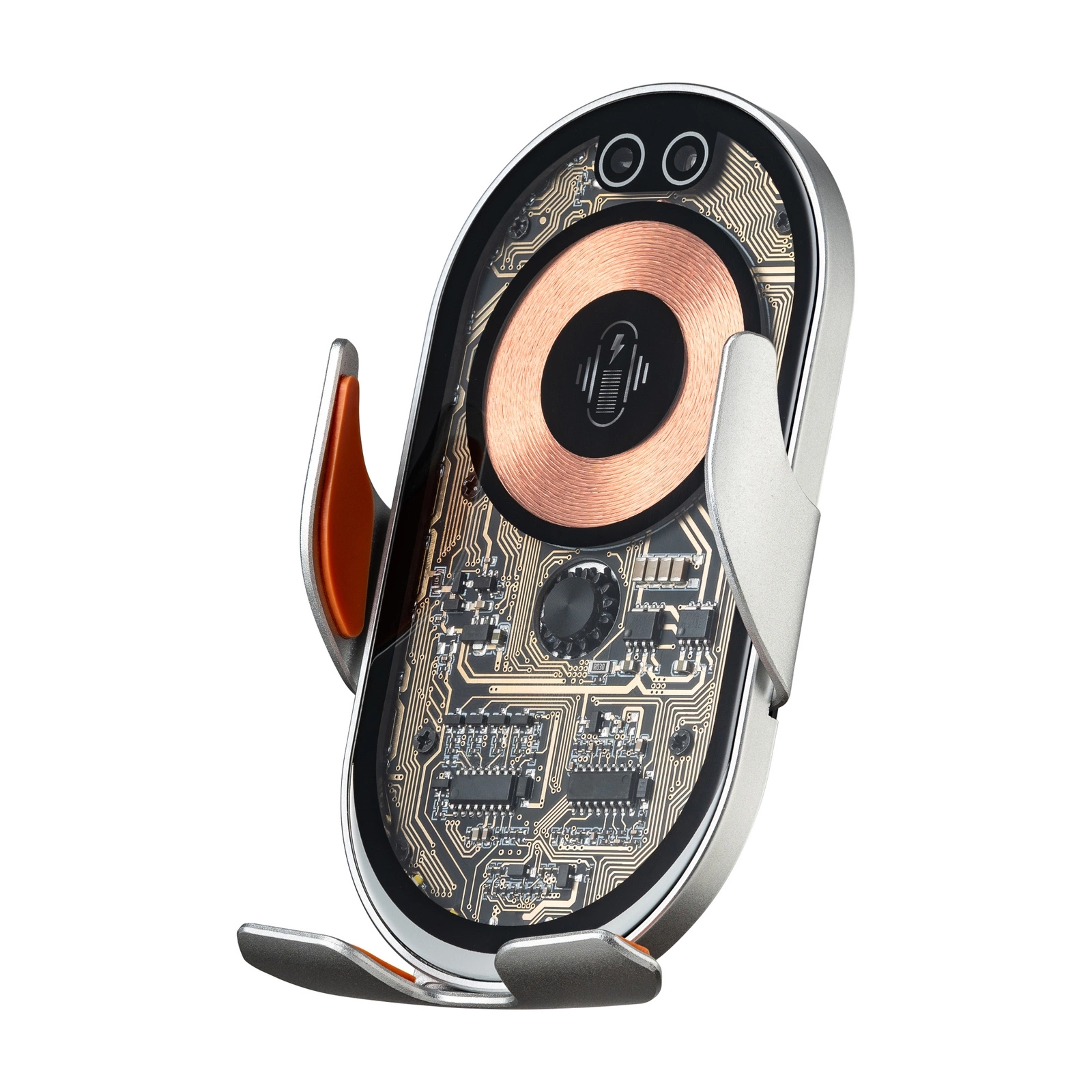 Uchwyt samochodowy QUALO QTUS-K-15-18 Szary